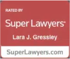 Super Lawyers rating for Lara J. Gressley